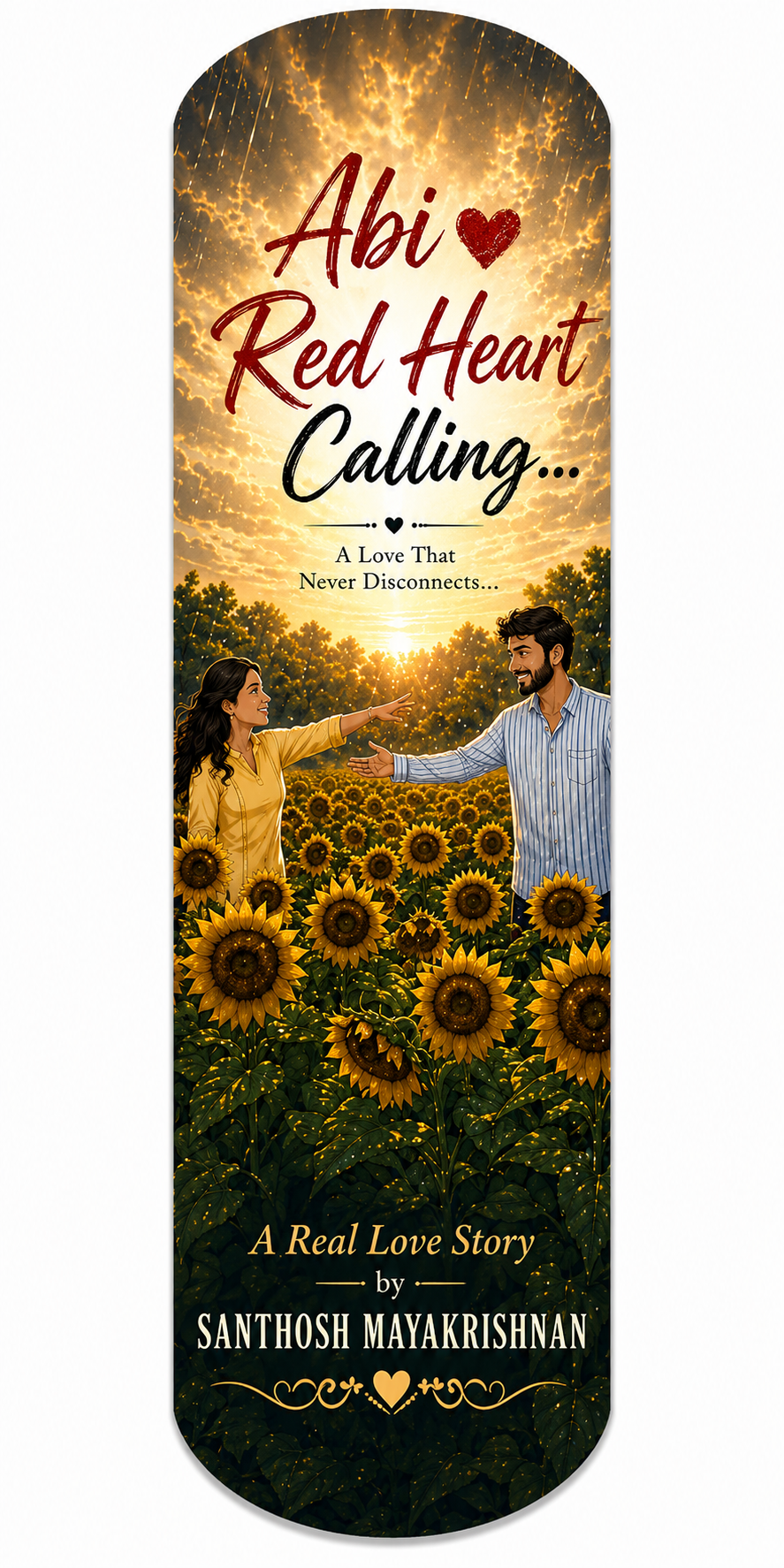 Abi ❤️ Red Heart Calling... Additional English Edition Bookmark
