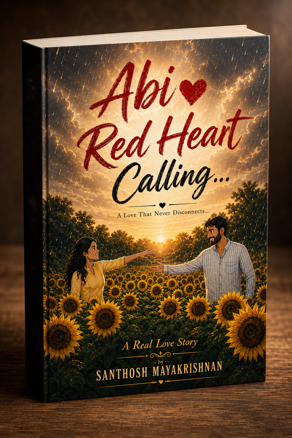 Abi ❤️ Red Heart Calling... (English Edition) – Includes a FREE Bookmark and a Personal Letter from Abi.