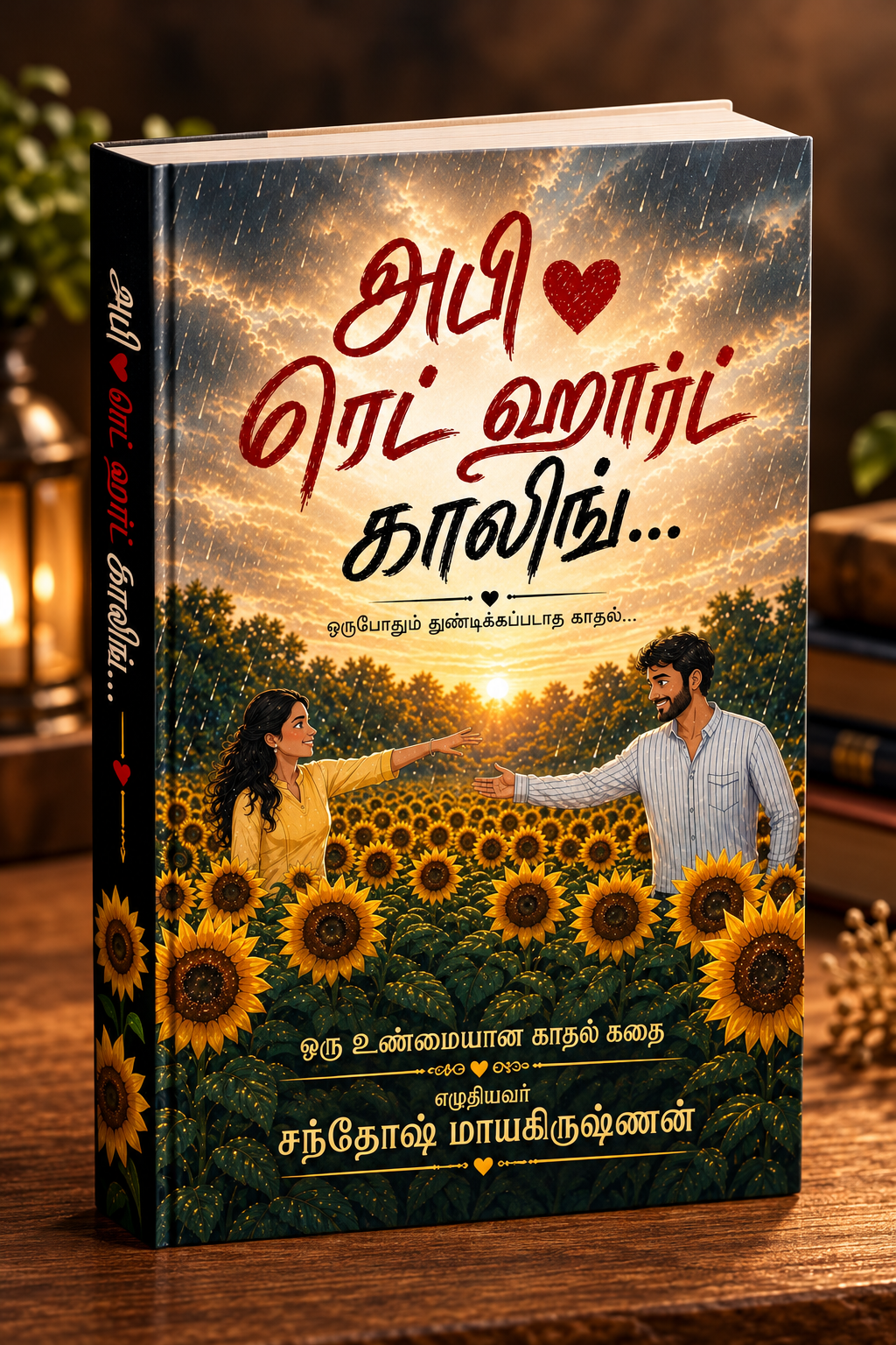 Abi Red Heart Calling... (Tamil Edition) – Includes a FREE Bookmark and a Personal Letter from Abi.
